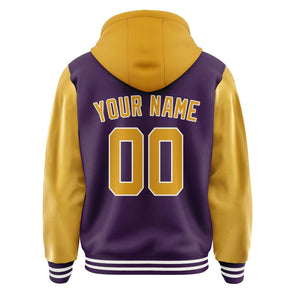 Custom Purple Yellow Jacket