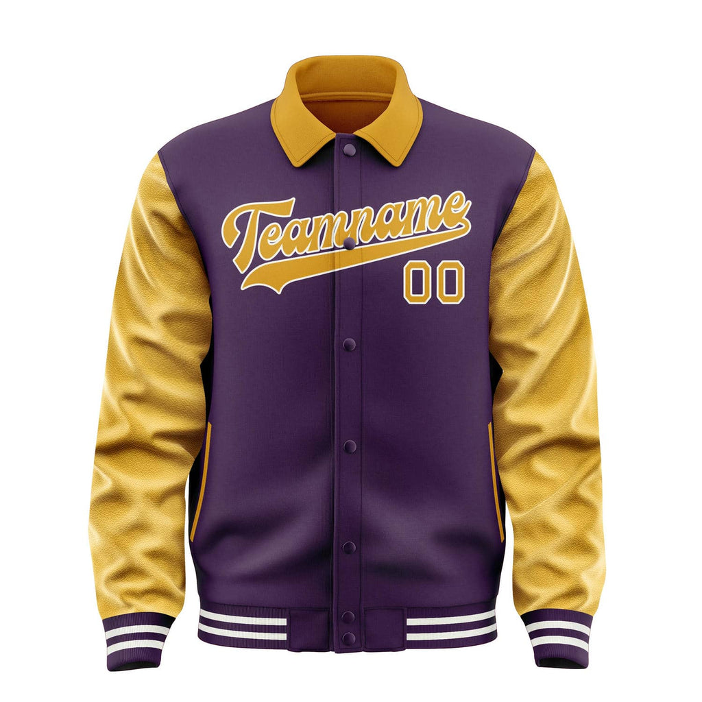 Custom Purple Yellow Jacket