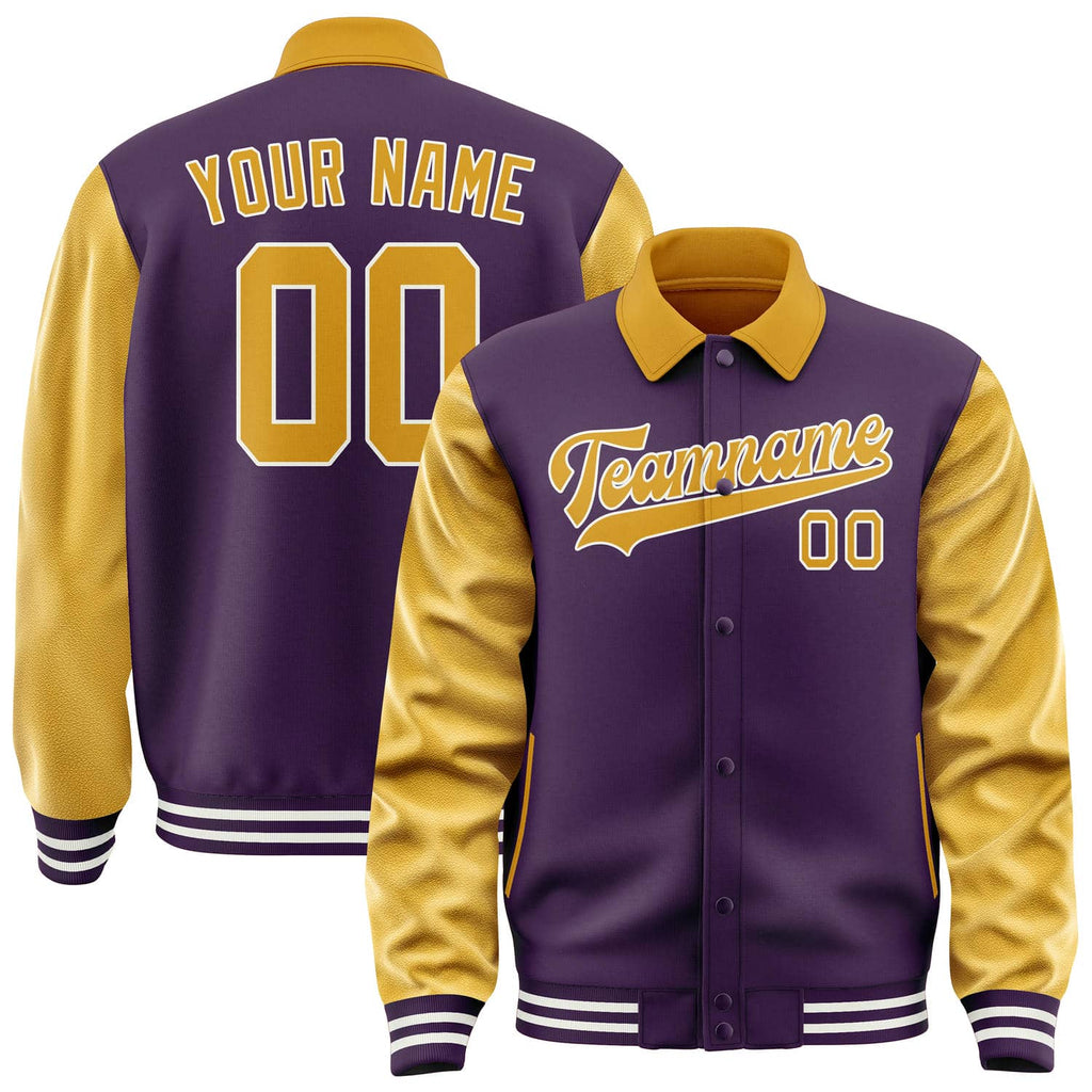 Custom Purple Yellow Jacket