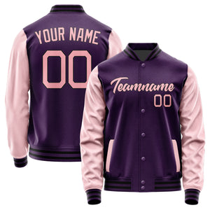 Custom Purple Light Pink Jacket JA0707210717B21721
