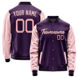 Custom Purple Light Pink Jacket
