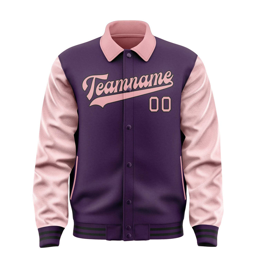 Custom Purple Light Pink Jacket