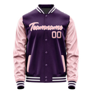Custom Purple Light Pink Jacket JA0707210717B21721
