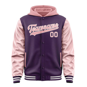 Custom Purple Light Pink Jacket