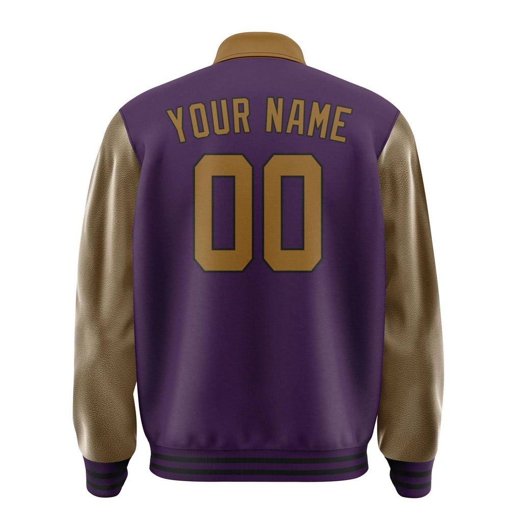 Custom Purple Khaki Jacket