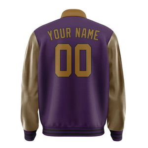 Custom Purple Khaki Jacket