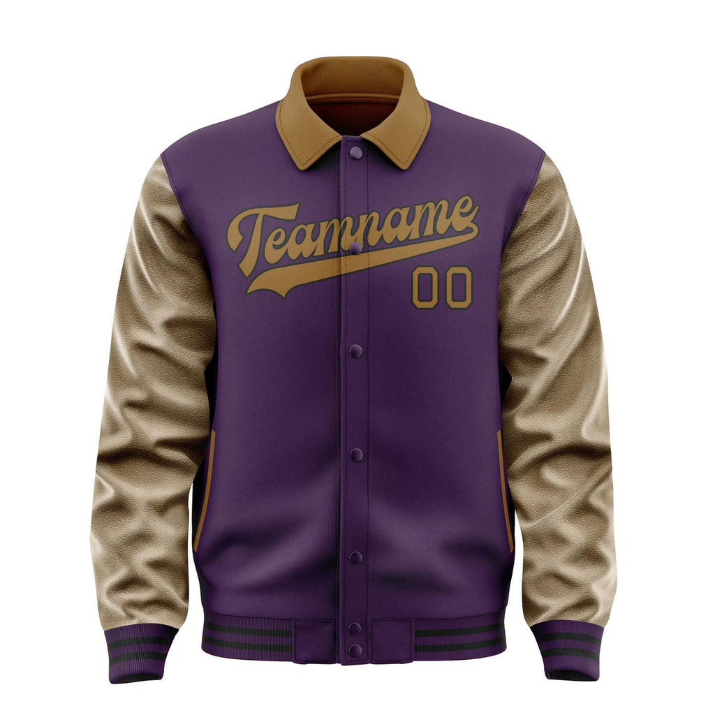 Custom Purple Khaki Jacket