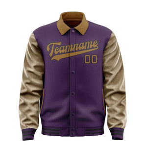 Custom Purple Khaki Jacket