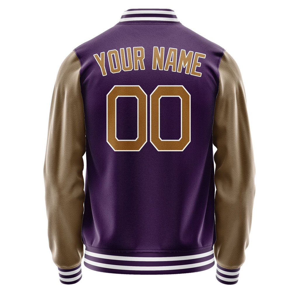 Custom Purple Khaki Jacket JA0707220717B21722