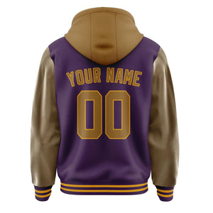 Custom Purple Khaki Jacket