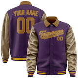 Custom Purple Khaki Jacket