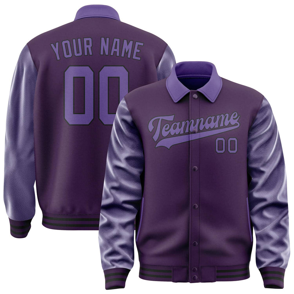 Custom Purple Light Purple Jacket