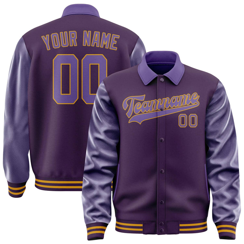 Custom Purple Light Purple Jacket