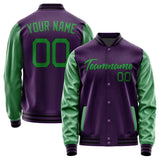 Custom Purple Emerald Green Jacket