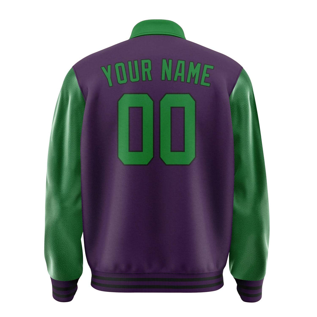 Custom Purple Emerald Green Jacket