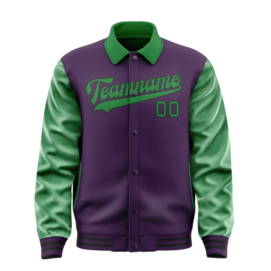Custom Purple Emerald Green Jacket