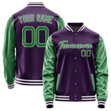 Custom Purple Emerald Green Jacket