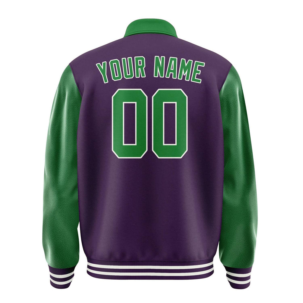 Custom Purple Emerald Green Jacket