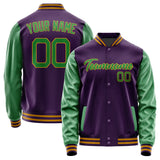 Custom Purple Emerald Green Jacket