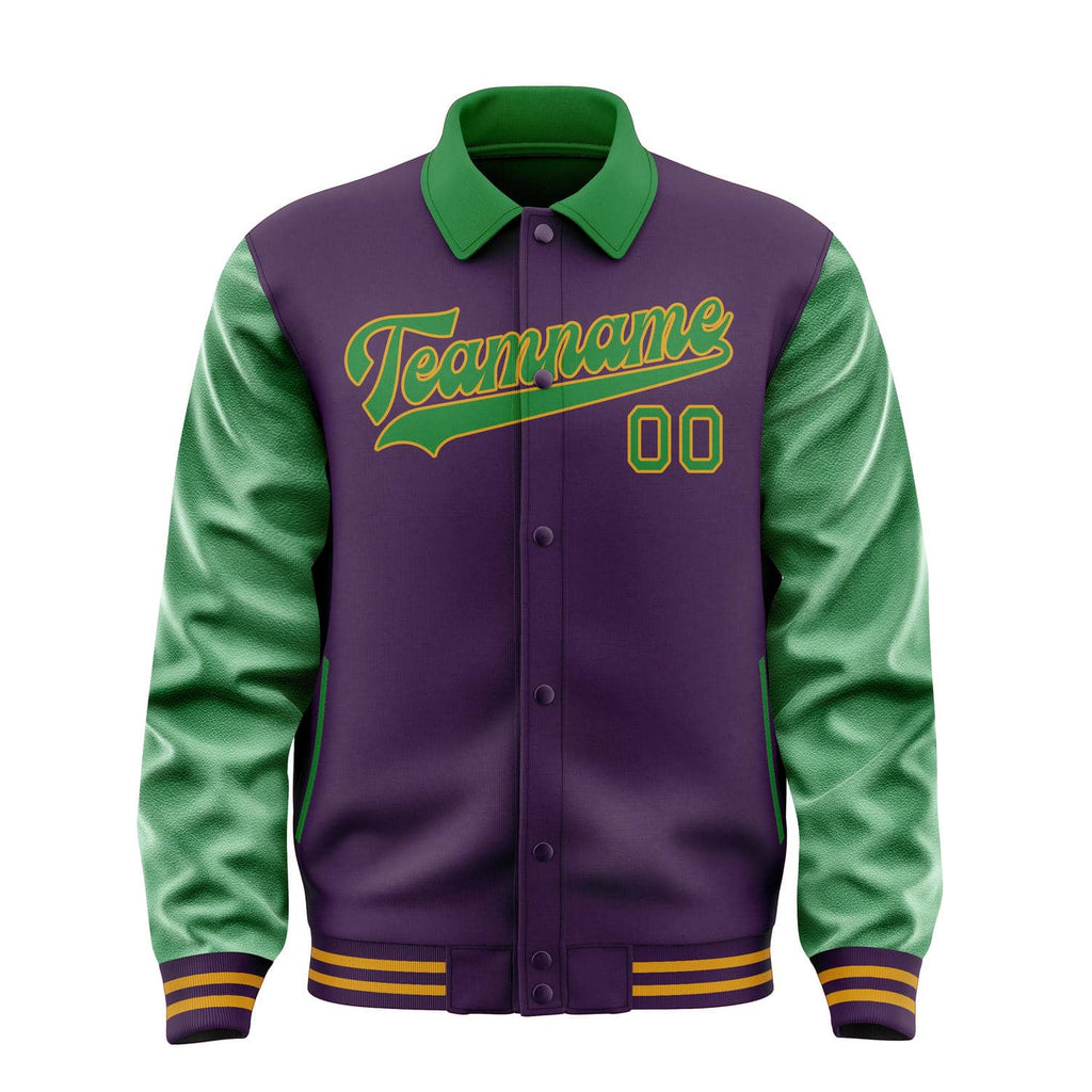 Custom Purple Emerald Green Jacket