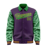 Custom Purple Emerald Green Jacket
