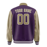 Custom Purple Light Khaki Jacket