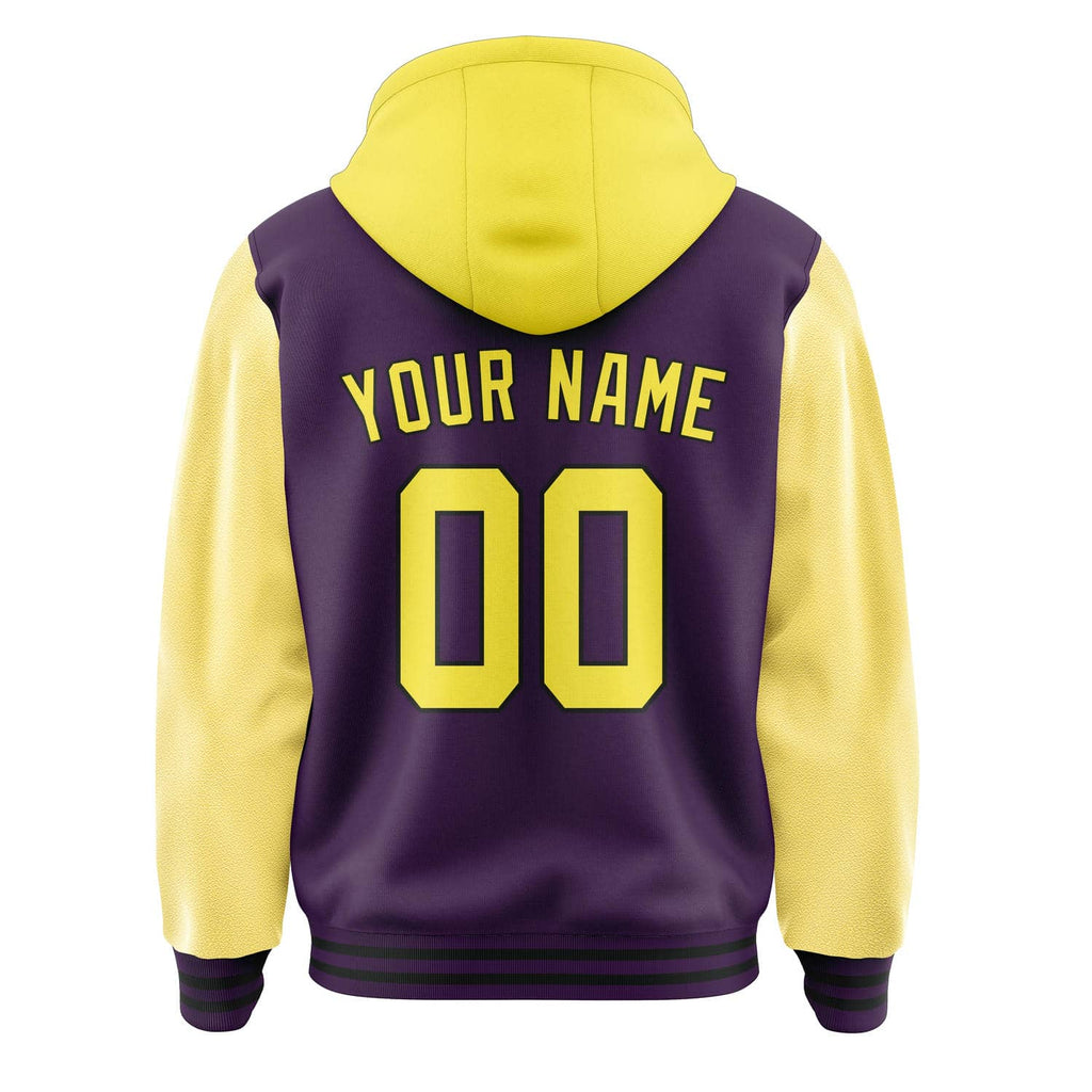 Custom Purple Light Yellow Jacket