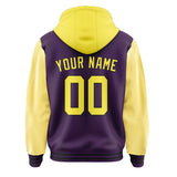 Custom Purple Light Yellow Jacket