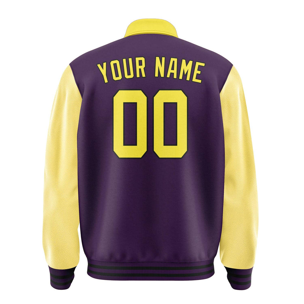 Custom Purple Light Yellow Jacket