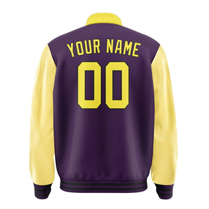 Custom Purple Light Yellow Jacket