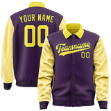Custom Purple Light Yellow Jacket