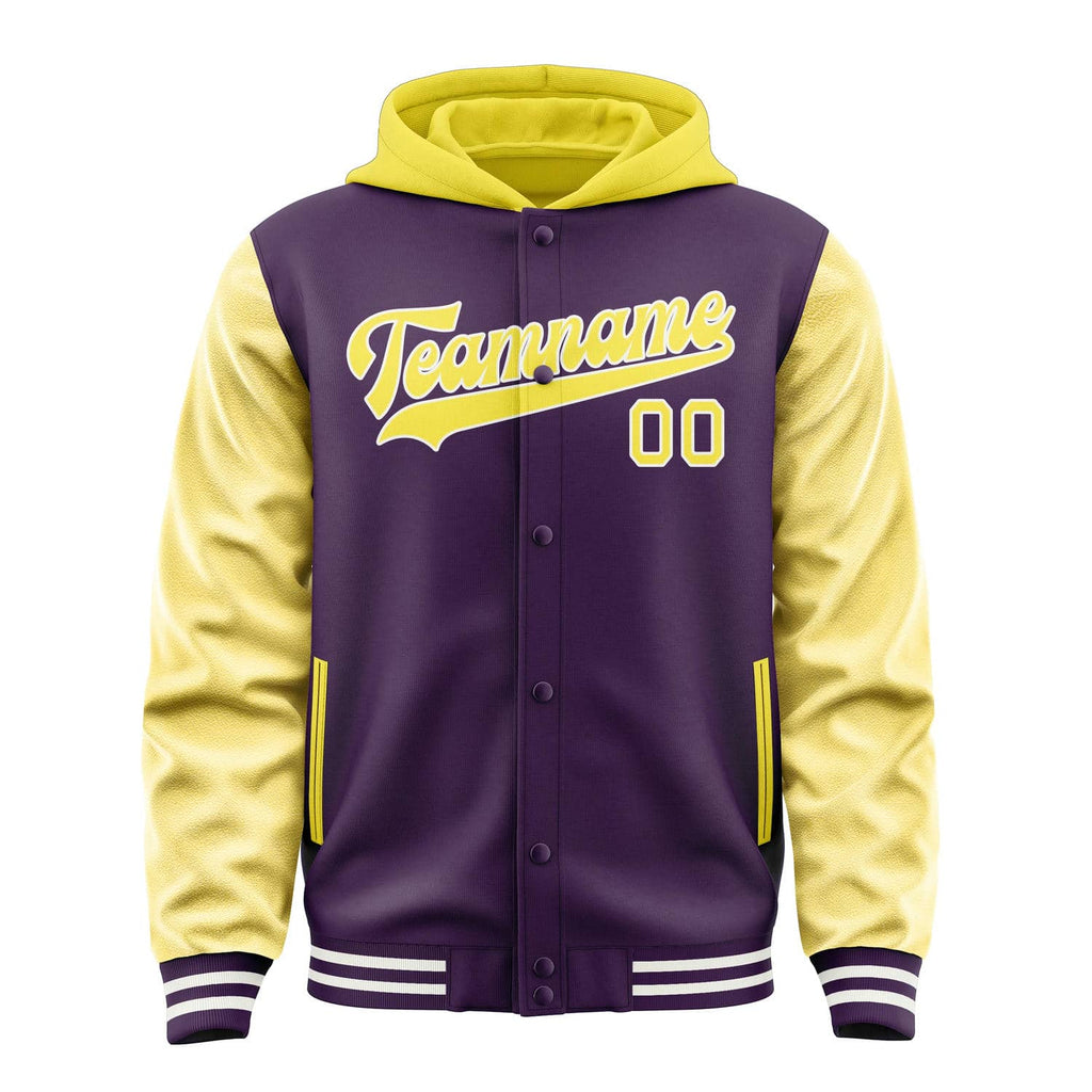 Custom Purple Light Yellow Jacket