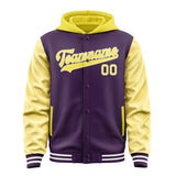 Custom Purple Light Yellow Jacket