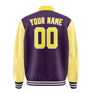 Custom Purple Light Yellow Jacket
