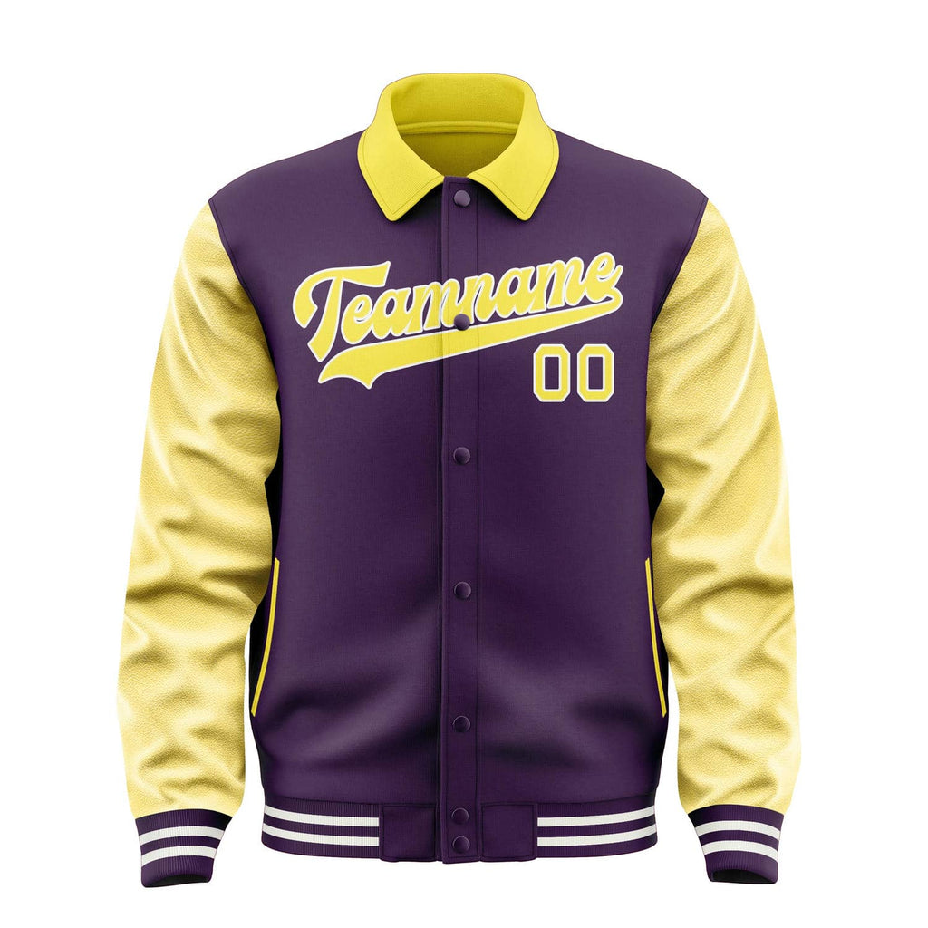 Custom Purple Light Yellow Jacket