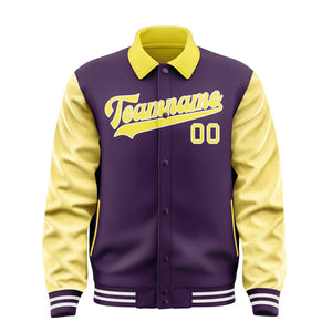 Custom Purple Light Yellow Jacket