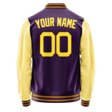Custom Purple Light Yellow Jacket JA0707260718B21826