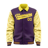 Custom Purple Light Yellow Jacket