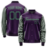 Custom Purple Blue Green Jacket