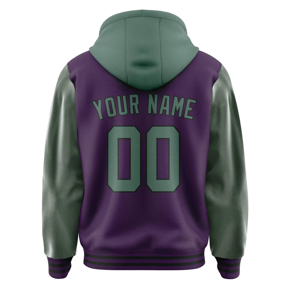 Custom Purple Blue Green Jacket
