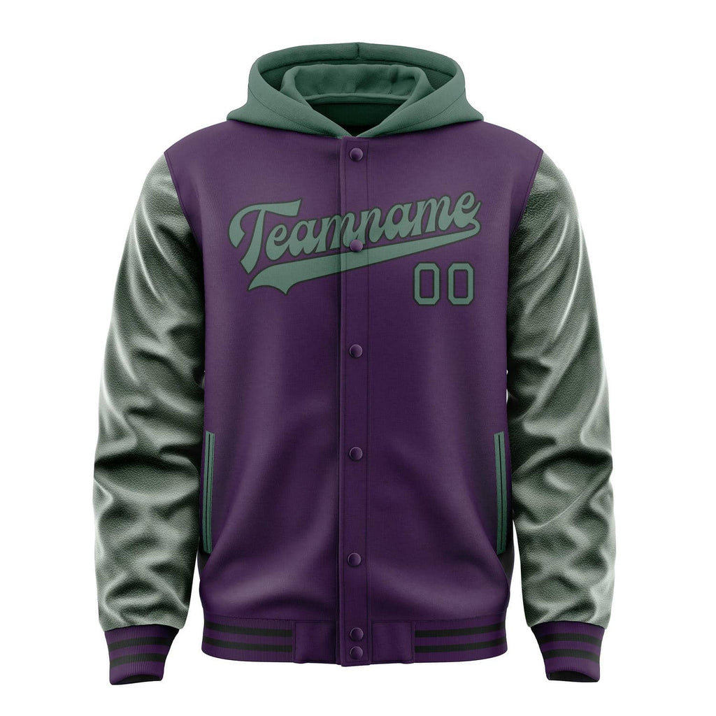 Custom Purple Blue Green Jacket
