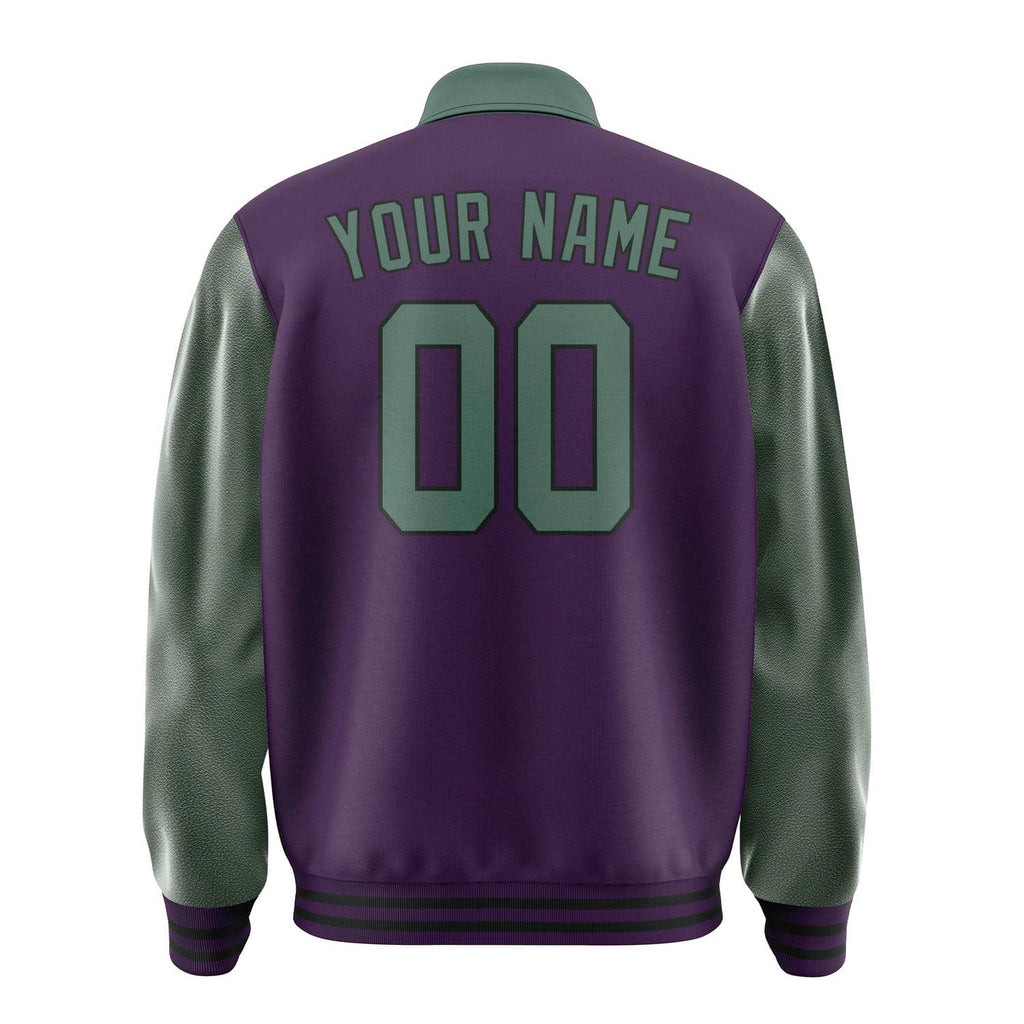 Custom Purple Blue Green Jacket