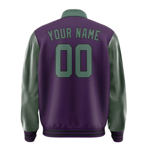 Custom Purple Blue Green Jacket