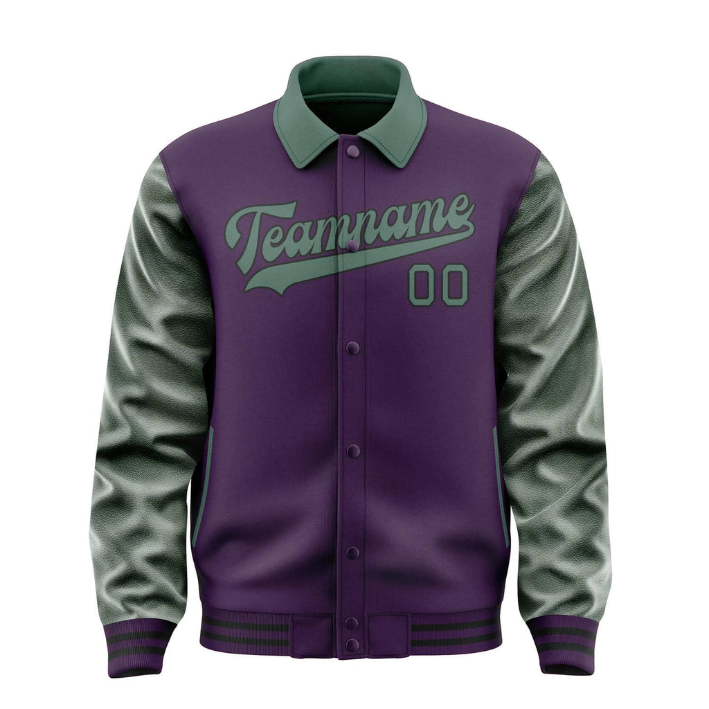 Custom Purple Blue Green Jacket