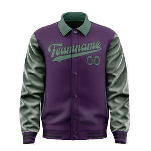 Custom Purple Blue Green Jacket
