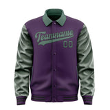 Custom Purple Blue Green Jacket