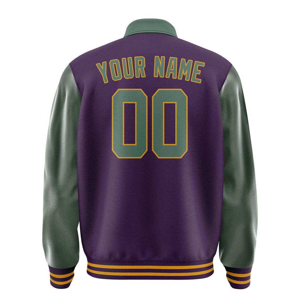 Custom Purple Blue Green Jacket
