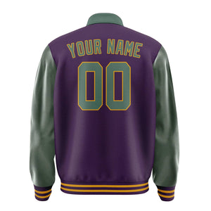 Custom Purple Blue Green Jacket