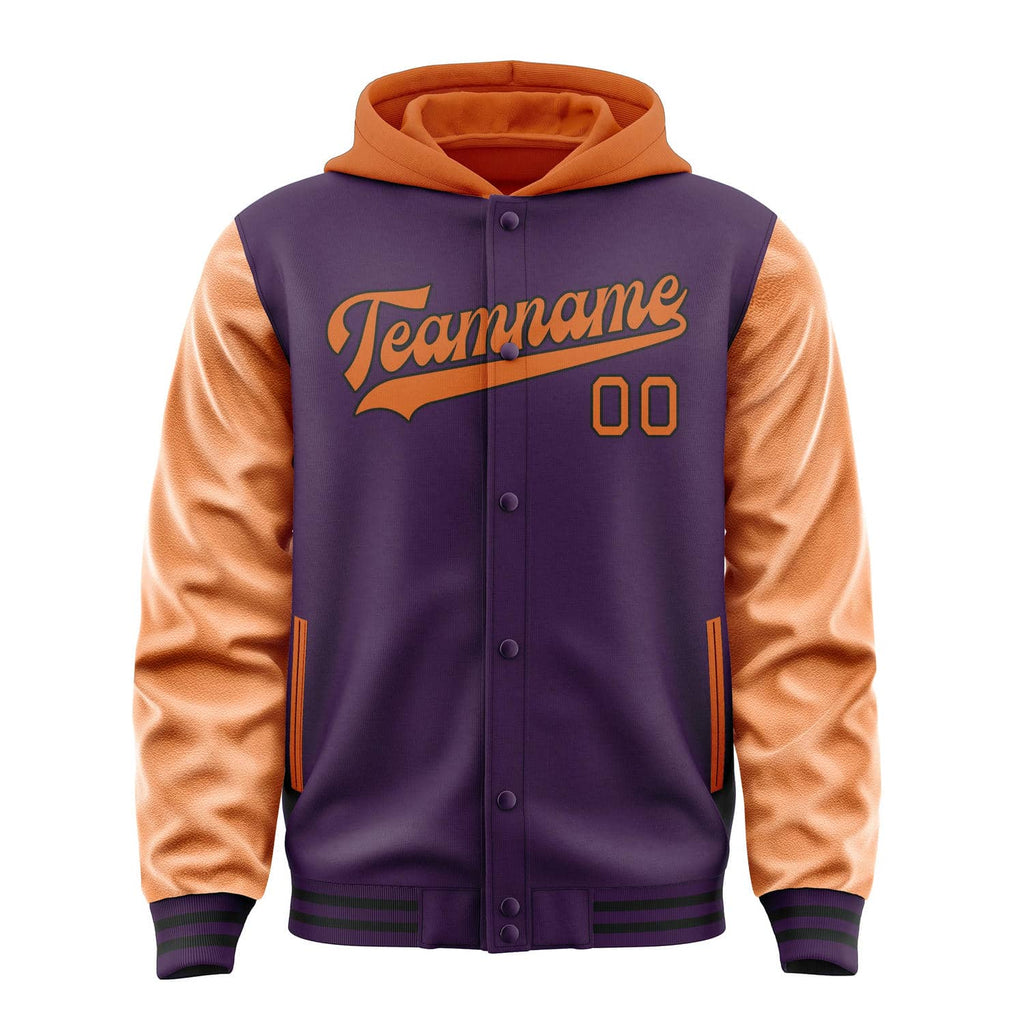 Custom Purple Orange Jacket