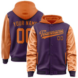 Custom Purple Orange Jacket